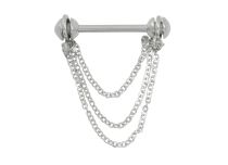 Joia de aço Teton com 3 correntes | Itc