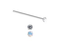 Pino de aço de ponta reta 0,8 mm a esfera 2,3 mm - Cristal Coloré | Itc