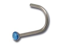 Stud Nez Acier Cristal Coloré | Itc