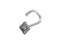 Stud de Nez Acier à Strass | Itc