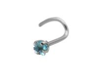 Stud de Nez Acier 0,8 mm Strass Griffé Étoile | Itc