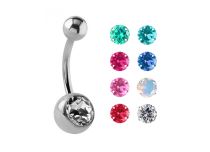 Banana Aço Cristal Facetado Colorido | Itc