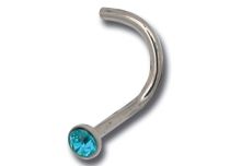 Stud Nez Titane 0,8 mm Boule Cristal Coloré | Itc