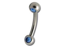 Banane Acier Double Cristal Colorés Boules 3 mm | Itc