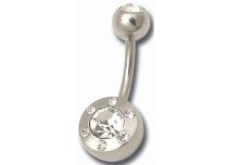 Banane Acier Multi Cristal Blanc Boules 5 / 8 mm | Itc