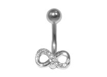 Conjunto de cristais Banana Steel Fancy motif Infini White | Itc