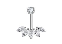 banane titane marquise strass blanc