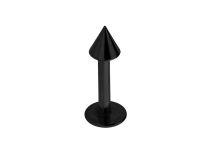 Labret Aço Ponta Preta 3 mm | Itc