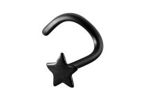 Cavilha de aço com ponta de estrela preta padrão | Itc