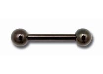Barbell Acier Noir Boules 3 mm | Itc
