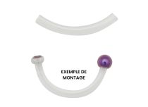 Tubo BioFlex curvo para acessório ou Push Clip | Itc