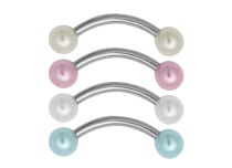 Banana Bola de Aço Acrílico Colorido 3 mm | Itc