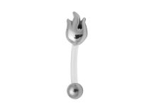 Bola de banana flexível de 3 mm com padrão de chama | Itc