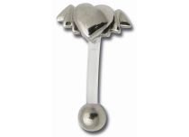 Banane Flexible Boule 3 mm motif Cœur Ailé | Itc
