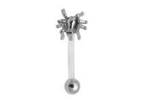 Bola flexível de banana 3 mm padrão aranha | Itc