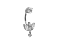 Banane acier marquise cristal blanc | iTC