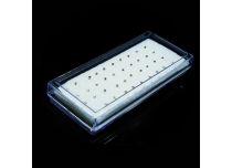 Caixa de 40 brincos de aço para o nariz com cristal | Itc