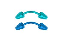 Halteres Banana Titanium Coloridos 4 mm | Itc