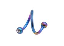 Spirale Titane Double Cristal Branco | Itc