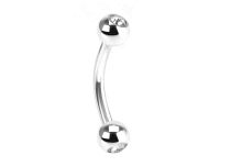 Banana Titanium Double Crystal 2,5 mm | Itc
