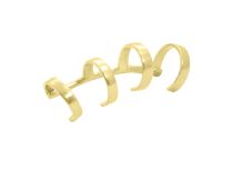 Faux Piercing Aço Banhado a Ouro Multi Argolas | Itc