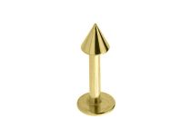 Labret Aço Ouro Ponta Fina 3 mm | Itc