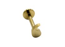 Labret aço PVD ouro padrão gota | Itc