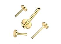 Labret Threadless Titane PVD GOLD