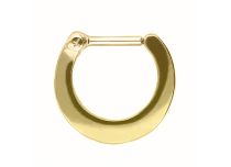 Anel de septo em aço dourado com dobradiça | Itc