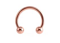 Faux Piercing Septum Pink Steel Horseshoe | Itc