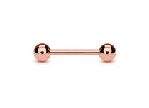 Barra de Aço Ouro Rosa com Bolas 3 mm | Itc