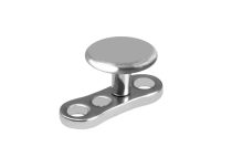 Disco estéril de titânio para piercing de superfície 4 mm | Itc