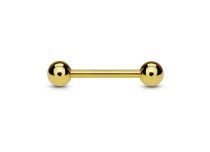 Pinça de esfera estéril de titânio PVD ouro 1,2 mm | Itc