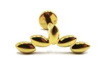 Labret Titanium PVD Gold Interno Estéril Padrão Amêndoa | Itc