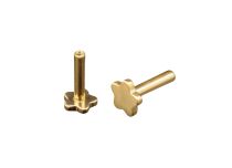 Labret Fleur 1.2x6 Titane PVD GOLD interne