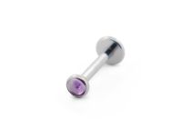 Labret Titane Interne Stérile 1,2 x 8 mm Cabochon 2 / 3 mm Pierre Naturelle Colo