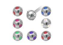 Esfera de aço para jóias 1.2 para cristais coloridos| Itc