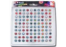 Conjunto de 100 bolas acrílicas coloridas | Itc