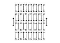 Conjunto de bolas de titânio para barra de 3 mm | Itc