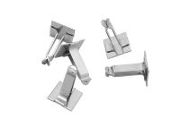 Agrafos de aço perfurantes, embalagem de 100 unidades