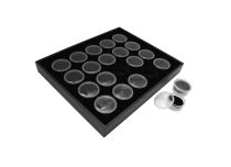 Expositor 20 latas redondas de 3 cm