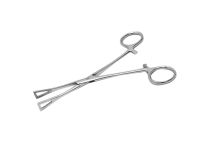 Triângulo de fixação em aço inoxidável 5,5 x 11 mm, 15,5 cm de comprimento