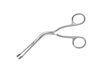 Alicate para piercing dobrado em aço inoxidável, redondo pequeno