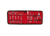 Conjunto de 10 alicates para piercing em aço inoxidável