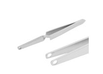Pinça de aço inoxidável para bolas, 13 cm de comprimento